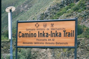 106 PER Inka Trail Sign